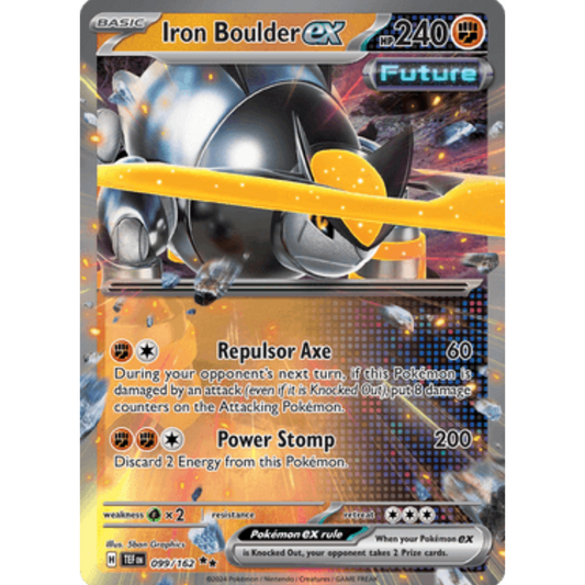 Iron Boulder ex (099/162) [Scarlet & Violet: Temporal Forces]