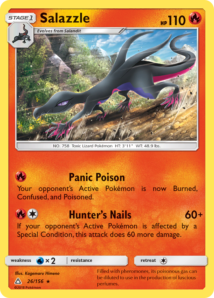 Salazzle  SM  Ultra Prism - Rare