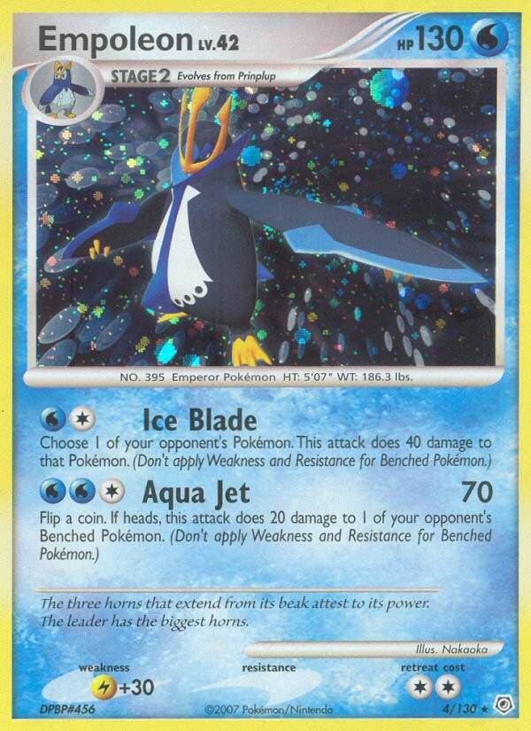 Empoleon 004  - Holofoil Diamond and Pearl - Holo Rare