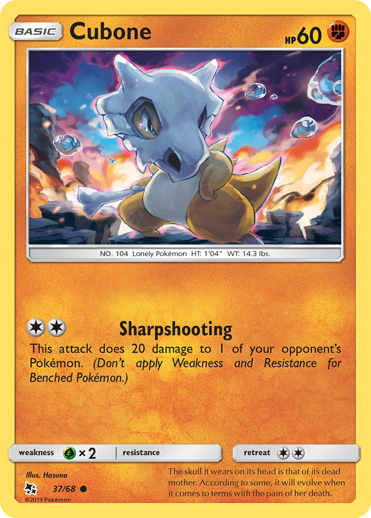 Cubone 037  Hidden Fates - Common