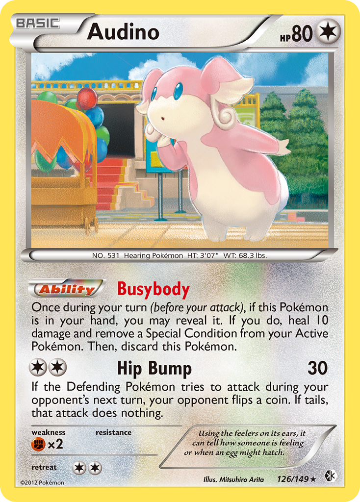 Audino  Boundaries Crossed - Rare