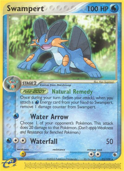 Swampert 023/109  Ruby and Sapphire - Rare