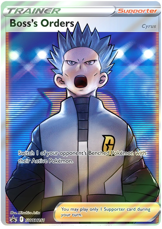 Boss's Orders (Full Art) SWSH251  - Holofoil SWSH Sword & Shield Promo Cards - Promo