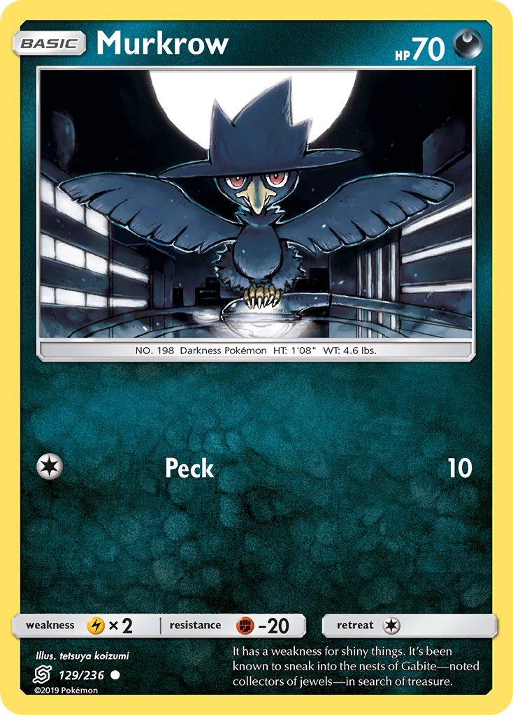 Murkrow (129) 129/236  SM  Unified Minds - Common