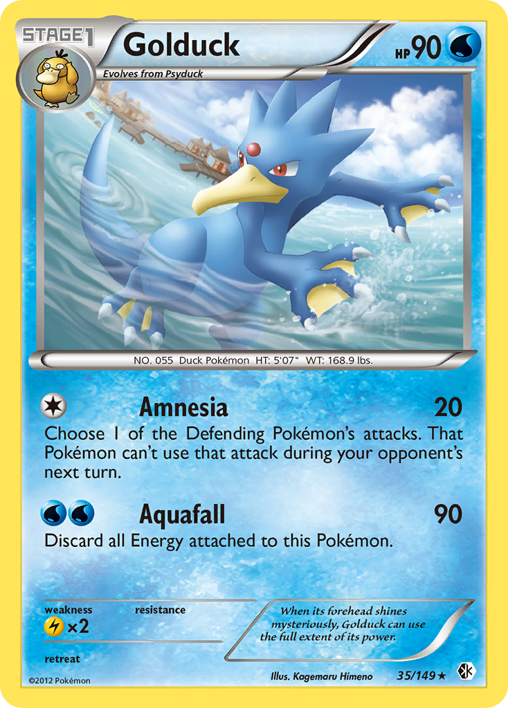 Golduck (35) 035  Boundaries Crossed - Rare