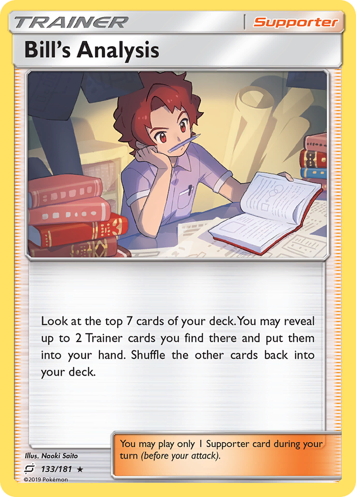 Bill's Analysis  - Holofoil SM  Team Up - Holo Rare