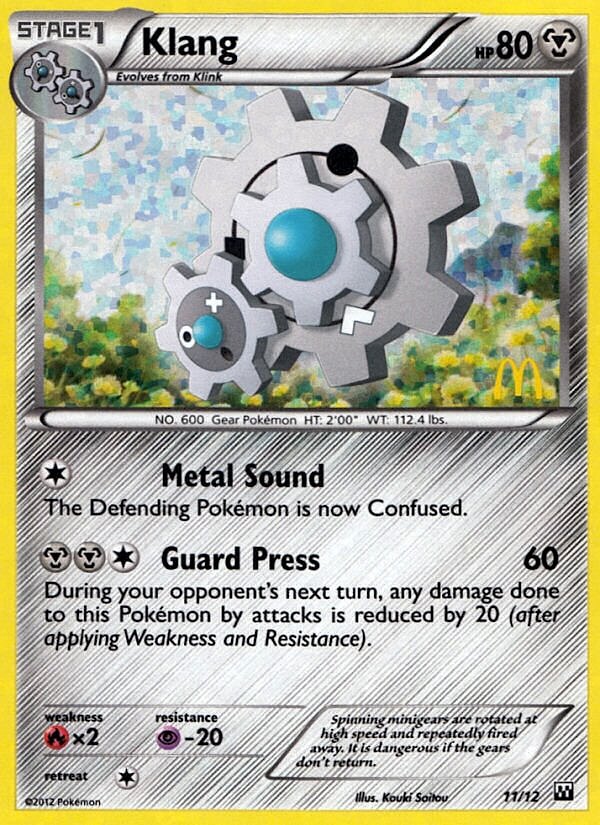 Klang - 11/12/12  - Holofoil McDonalds Promos 2012 - Promo