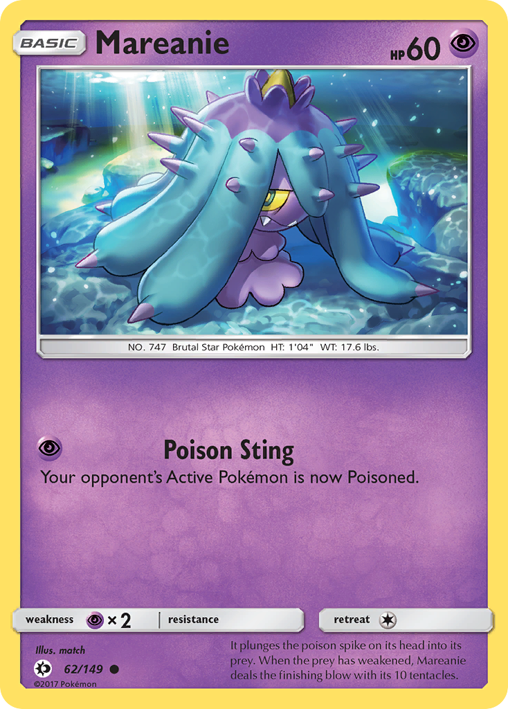 Mareanie 062  SM Base Set - Common