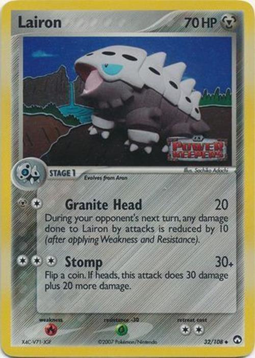 Lairon 032  - Reverse Holofoil Power Keepers - Uncommon
