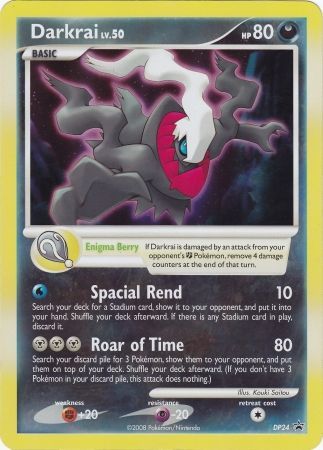 Darkrai - DP24 (DP Black Star Promos)  - Holofoil Jumbo Cards - Promo