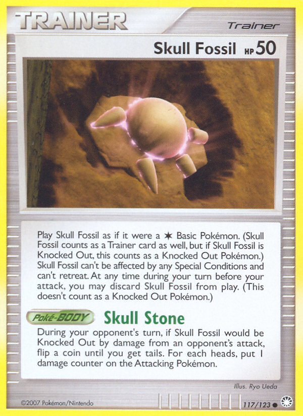 Skull Fossil 117  Mysterious Treasures - Common
