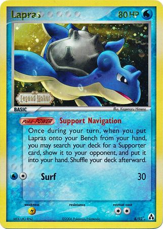 Lapras  - Reverse Holofoil Legend Maker - Holo Rare