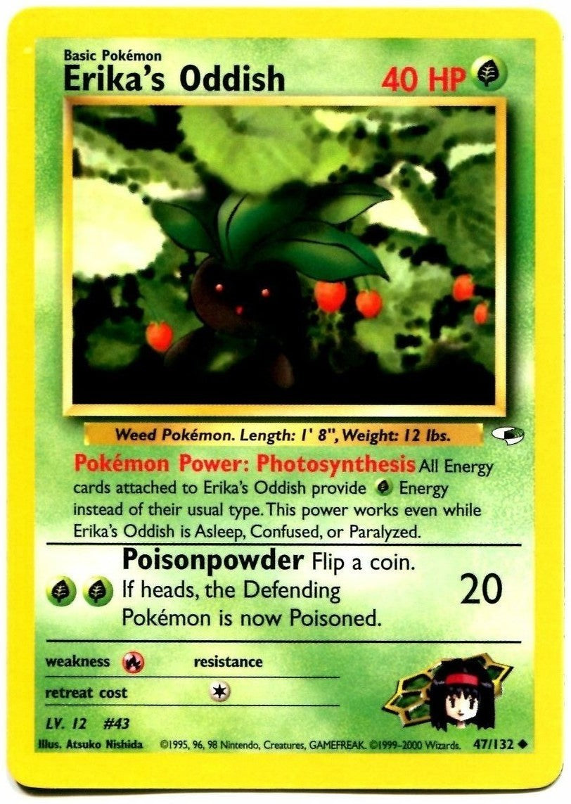 Erika's Oddish (47) 047  - Unlimited Gym Heroes - Uncommon