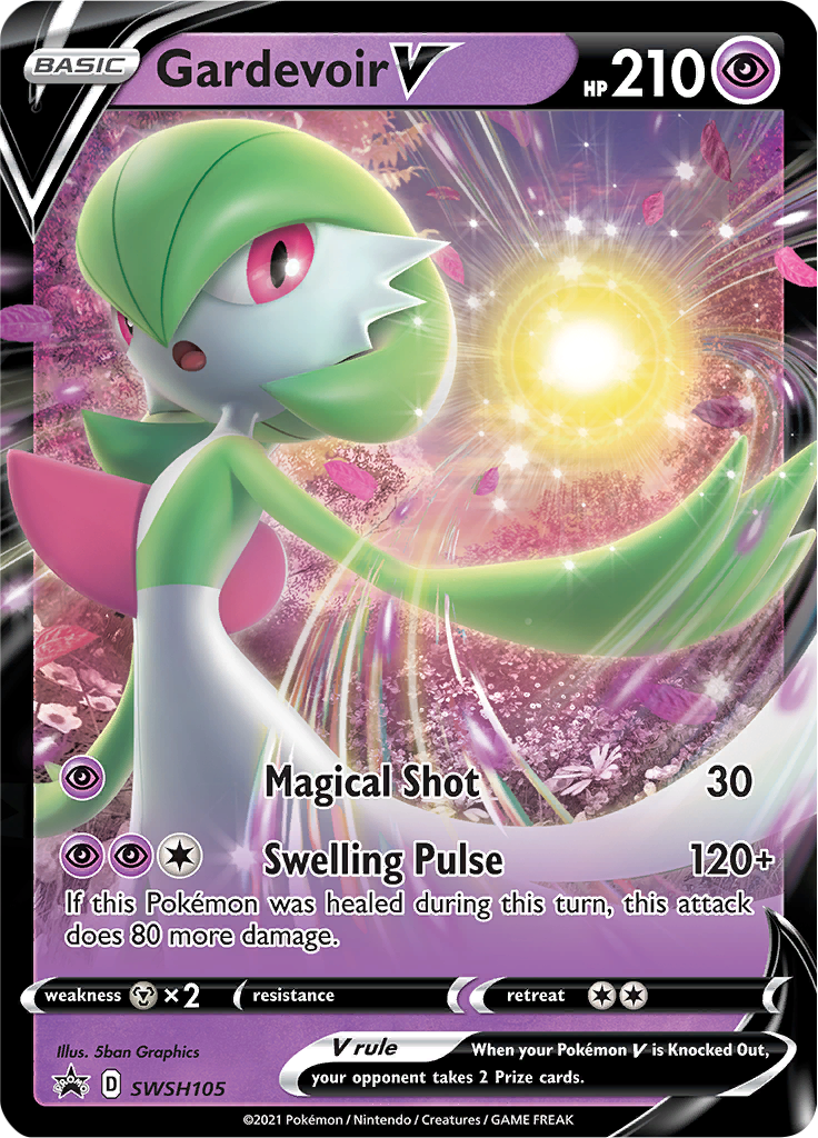Gardevoir V SWSH105  - Holofoil SWSH Sword & Shield Promo Cards - Promo