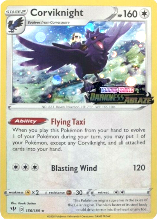 Corviknight 156/189  - Holofoil Miscellaneous Cards & Products - Promo