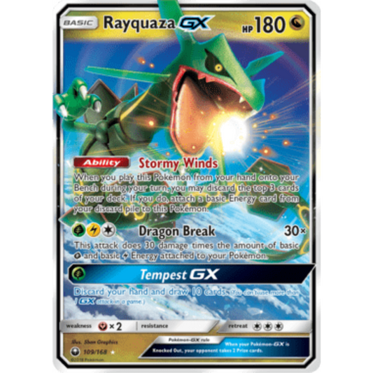 Rayquaza GX (109/168) [Sun & Moon: Celestial Storm]