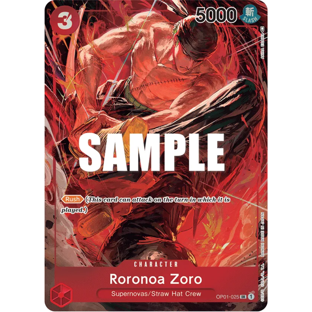 Roronoa Zoro (025) (Parallel) (OP01-025) - Romance Dawn Foil