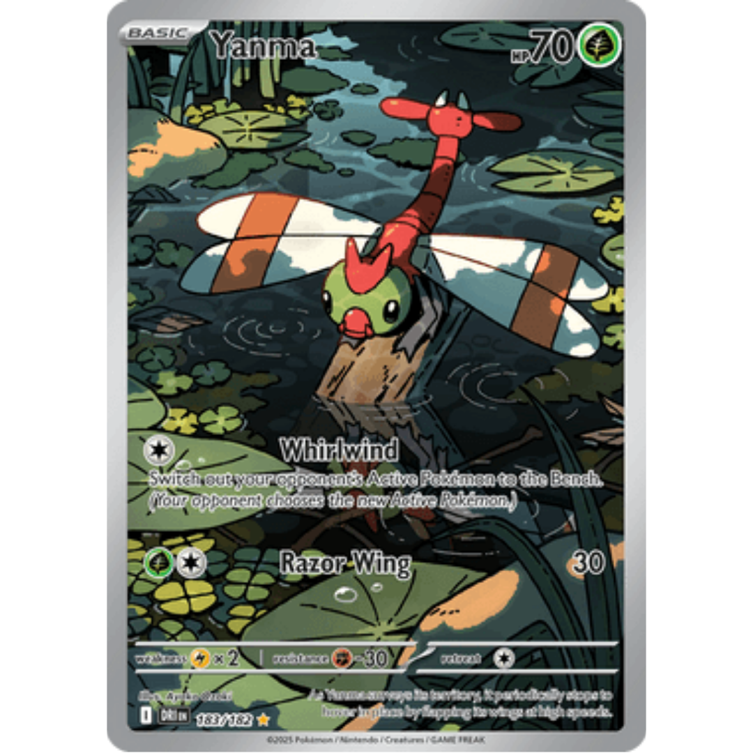 Yanma 183/182  - Holofoil SV10 Destined Rivals - Illustration Rare