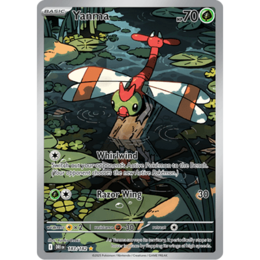 Yanma 183/182  - Holofoil SV10 Destined Rivals - Illustration Rare