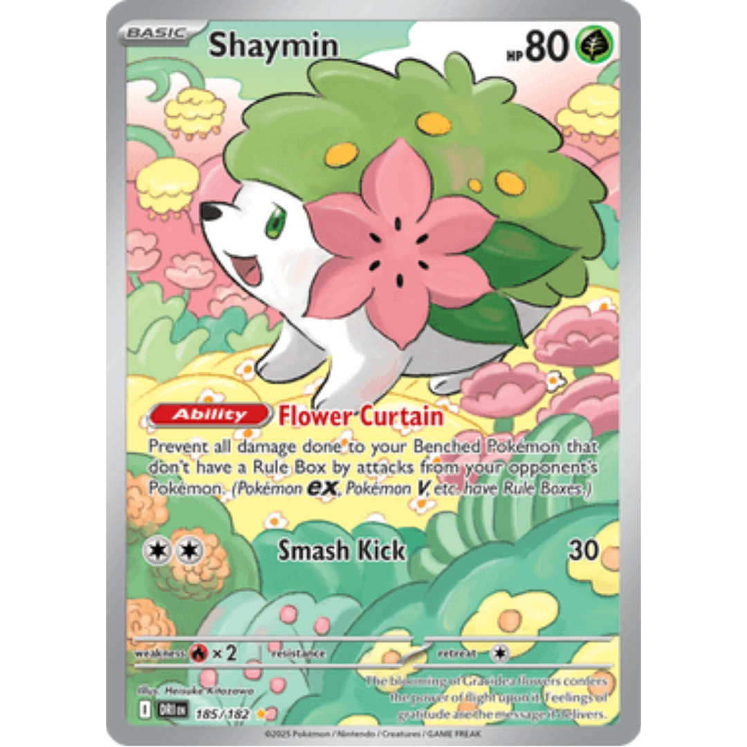 Shaymin 185/182  - Holofoil SV10 Destined Rivals - Illustration Rare