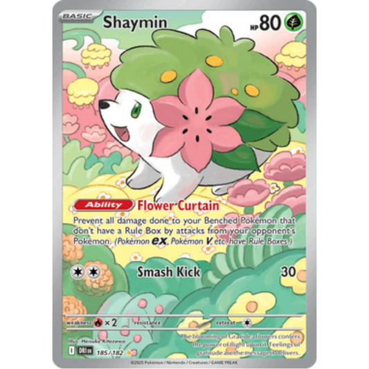 Shaymin 185/182  - Holofoil SV10 Destined Rivals - Illustration Rare