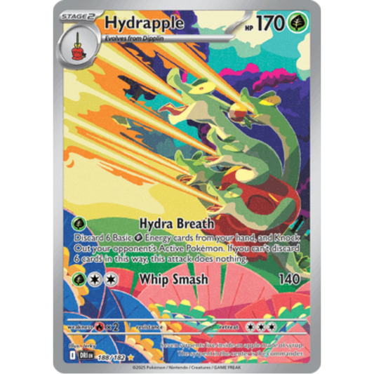 Hydrapple 188/182  - Holofoil SV10 Destined Rivals - Illustration Rare
