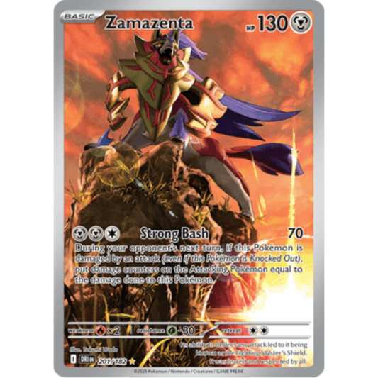 Zamazenta 201/182  - Holofoil SV10 Destined Rivals - Illustration Rare