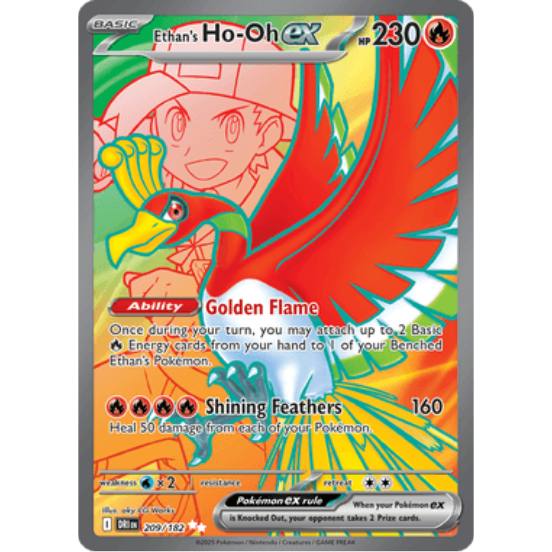 Ethan's Ho 209/182  - Holofoil SV10 Destined Rivals - Ultra Rare