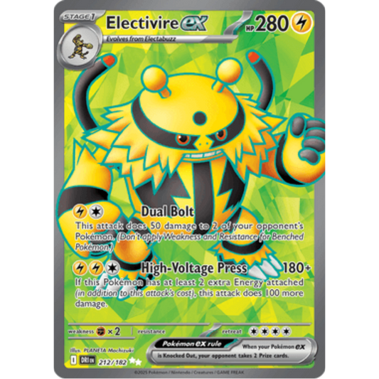 Electivire ex 212/182  - Holofoil SV10 Destined Rivals - Ultra Rare