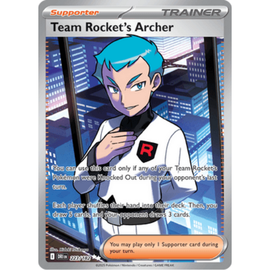 Team Rocket's Archer 223/182  - Holofoil SV10 Destined Rivals - Ultra Rare