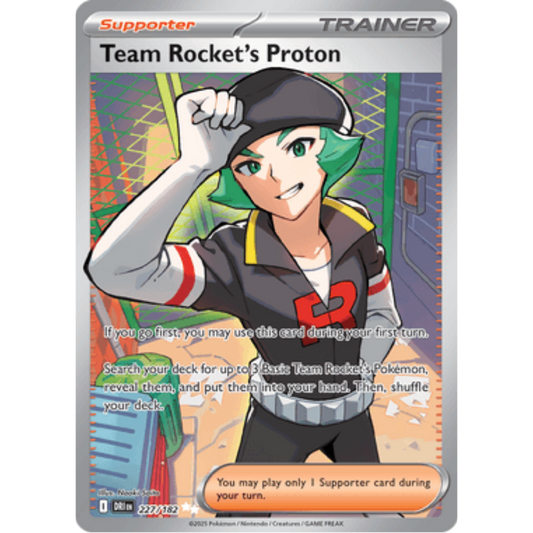 Team Rocket's Proton 227/182  - Holofoil SV10 Destined Rivals - Ultra Rare