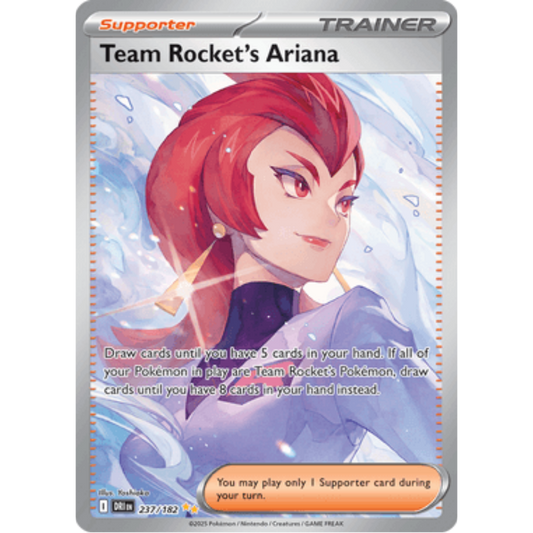 Team Rocket's Ariana 237/182  - Holofoil SV10 Destined Rivals - Special Illustration Rare