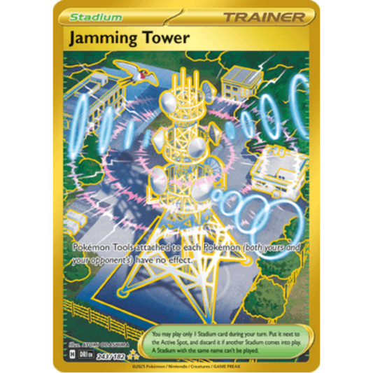 Jamming Tower 243  - Holofoil SV10 Destined Rivals - Hyper Rare