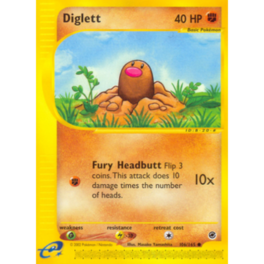 Diglett 106/165  Expedition - Common