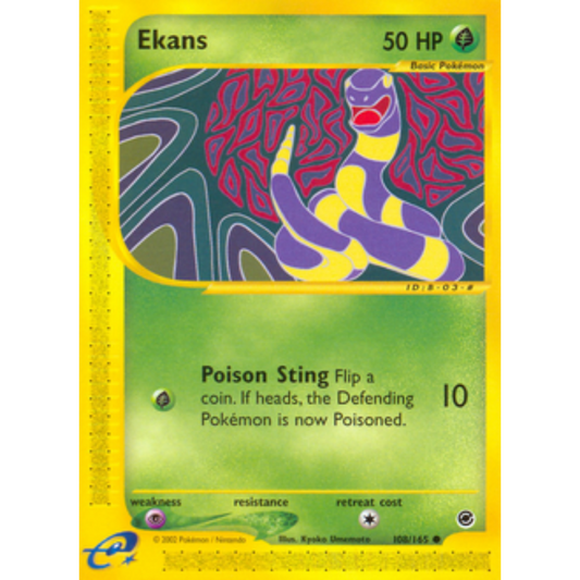 Ekans 108/165  Expedition - Common