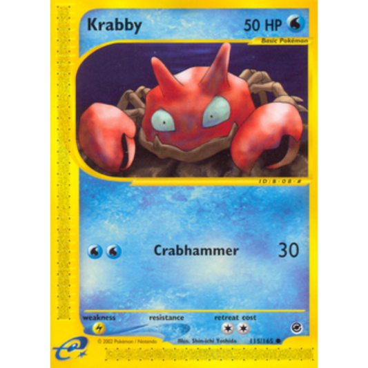 Krabby 115/165  Expedition - Common