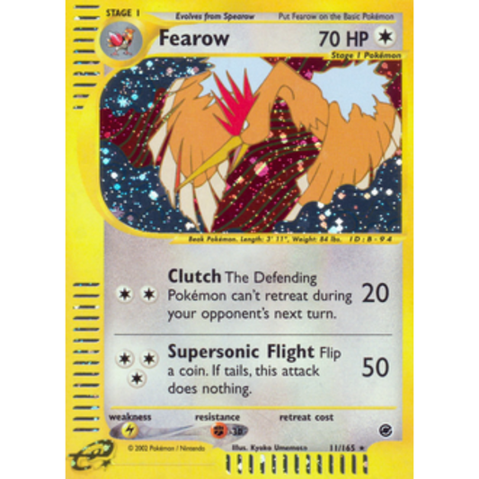 Fearow (11) 011  Expedition - Holo Rare