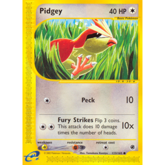 Pidgey 123  Expedition - Common
