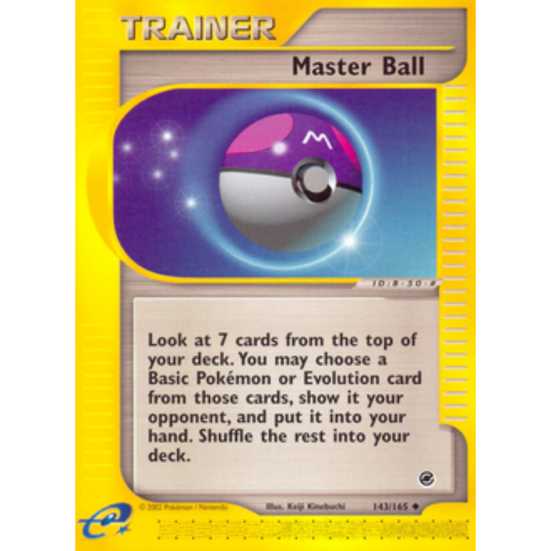 Master Ball 143/165  Expedition - Uncommon