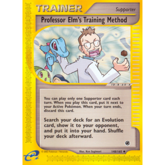 Professor Elm's Training Method 148/165  Expedition - Uncommon