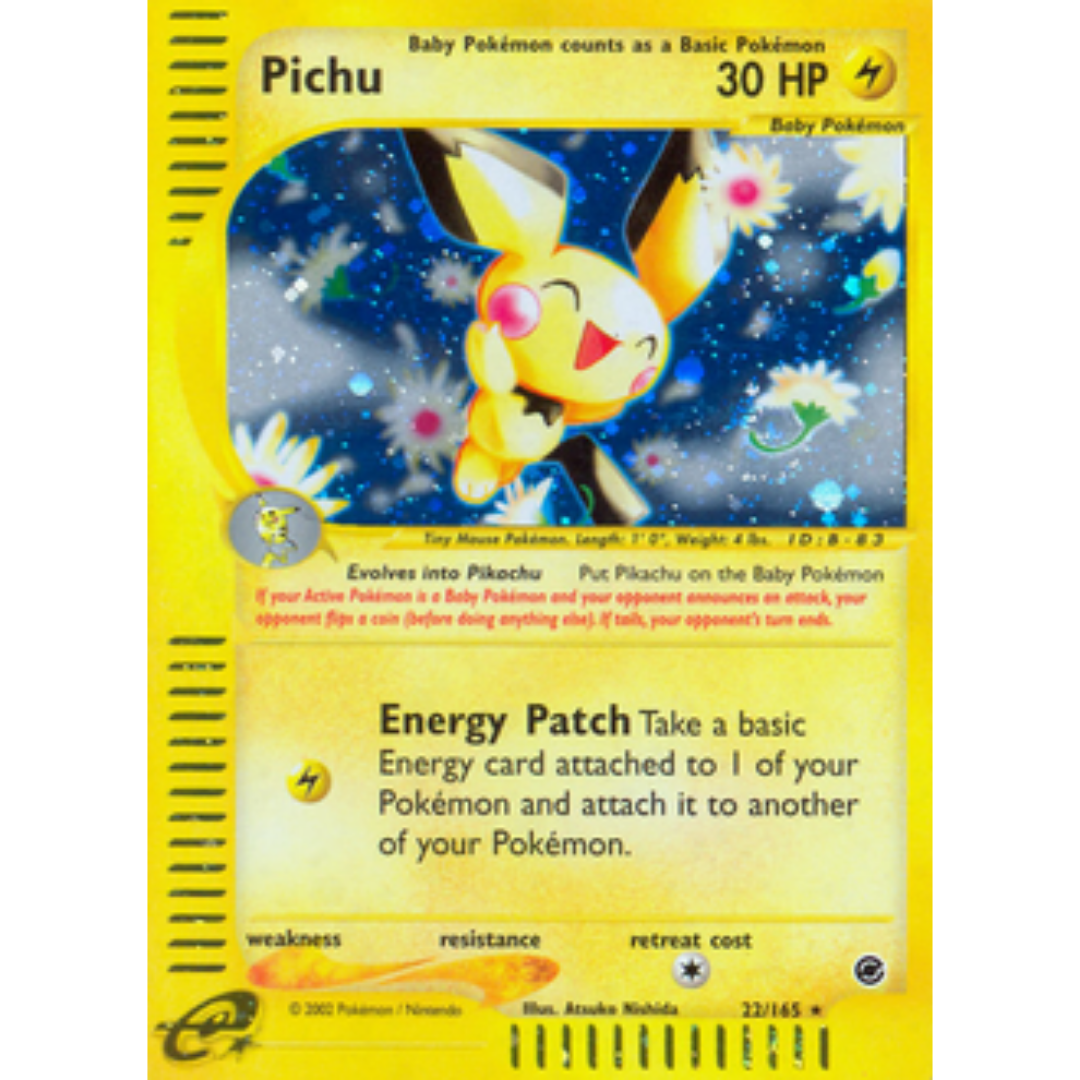 Pichu (22) 022  - Holofoil Expedition - Holo Rare