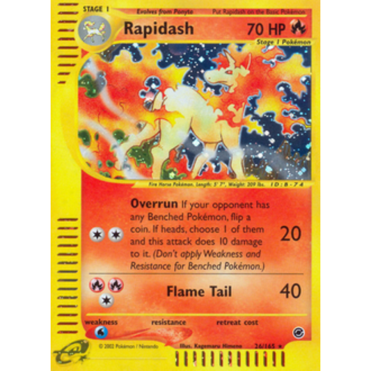 Rapidash (26) 026  - Holofoil Expedition - Holo Rare