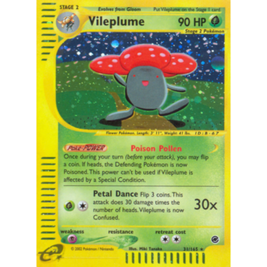 Vileplume (31) 031  - Holofoil Expedition - Holo Rare