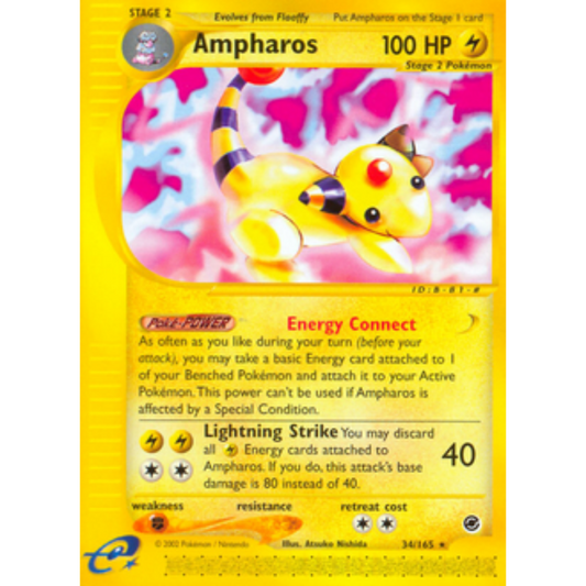 Ampharos (34) 034  Expedition - Rare