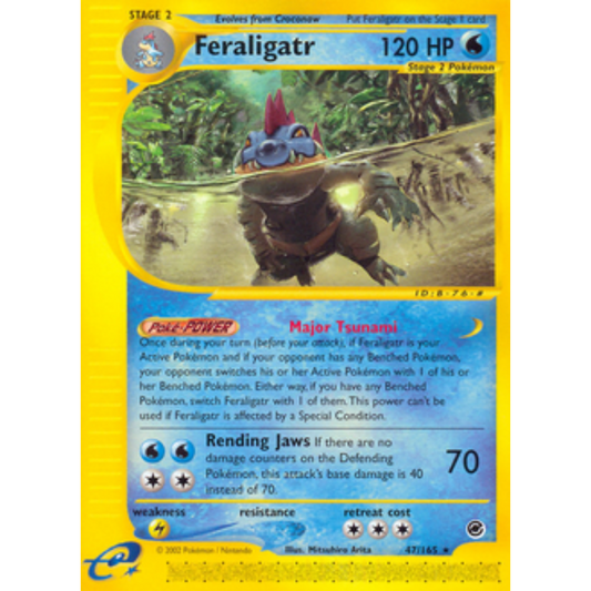 Feraligatr (47) 047  Expedition - Rare
