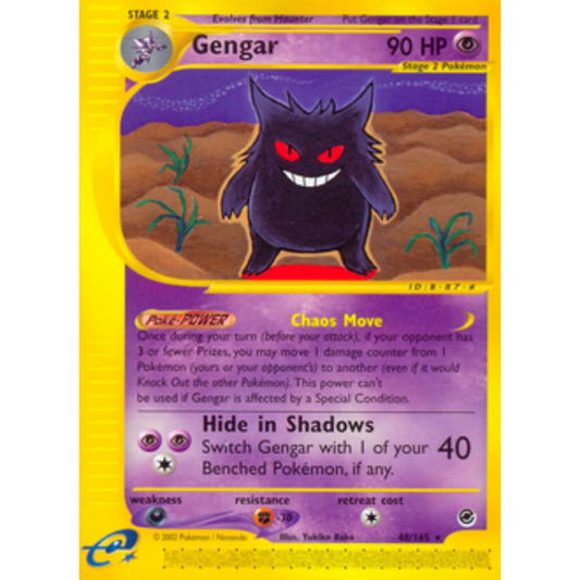 Gengar (48) 048/165  Expedition - Rare