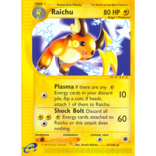 Raichu (61) 061/165  Expedition - Rare
