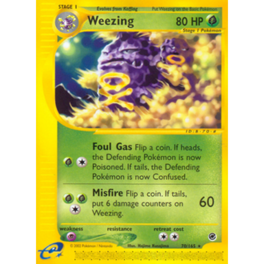 Weezing (70) 070/165  Expedition - Rare