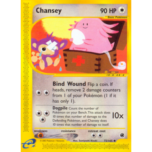 Chansey 072/165  Expedition - Uncommon