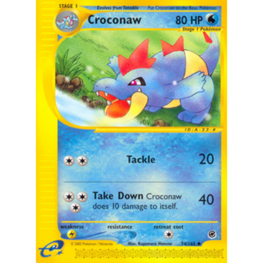 Croconaw 074/165  Expedition - Uncommon